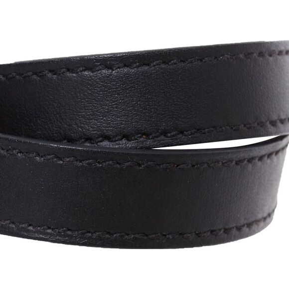 Hermes Kelly Double Tour PHW leather wrap turnlock bracelet - Picture 4 of 6